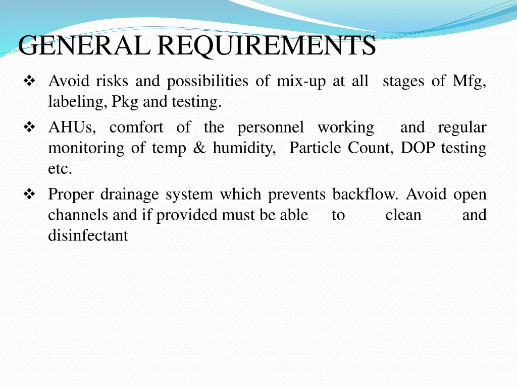 generalrequirements