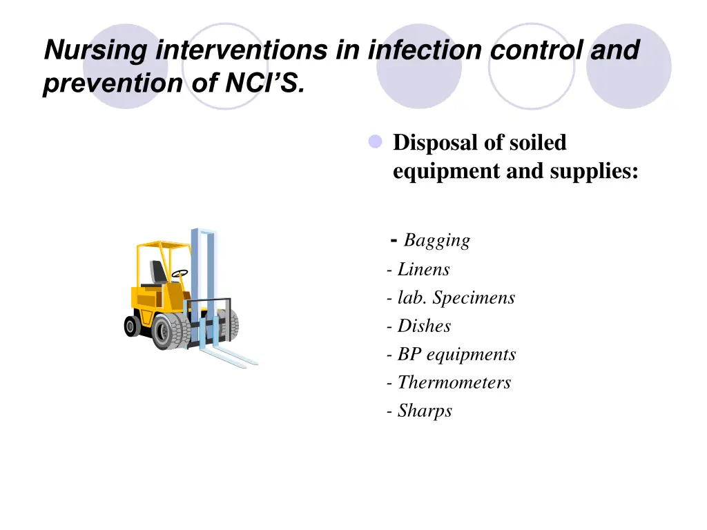 nursing interventions in infection control 12