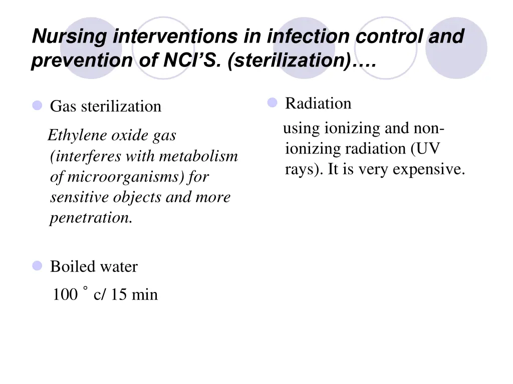 nursing interventions in infection control 6