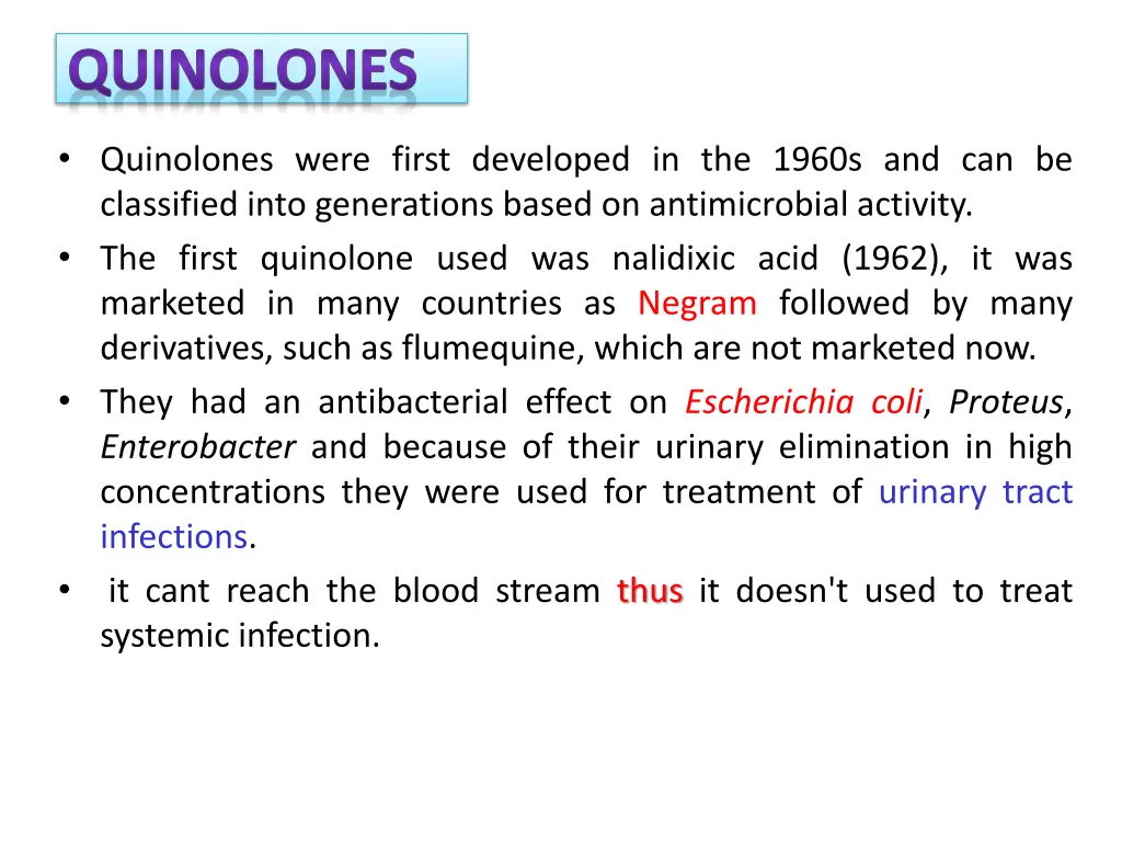 quinolones
