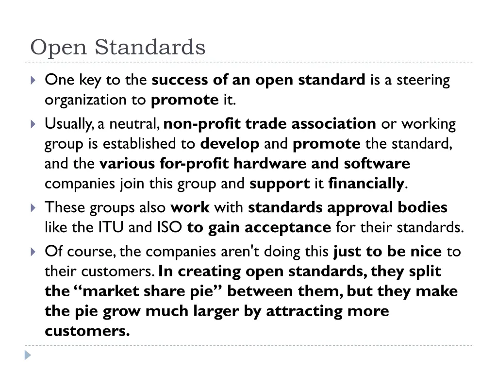 open standards 1