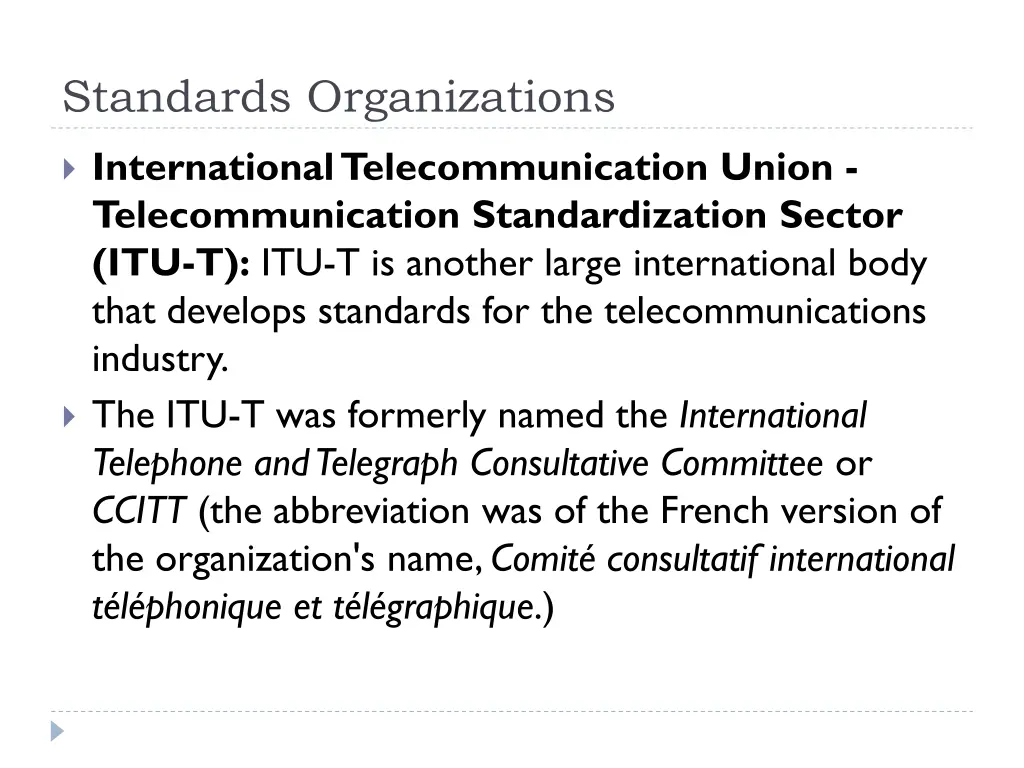 standards organizations 5