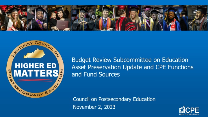budget review subcommittee on education asset