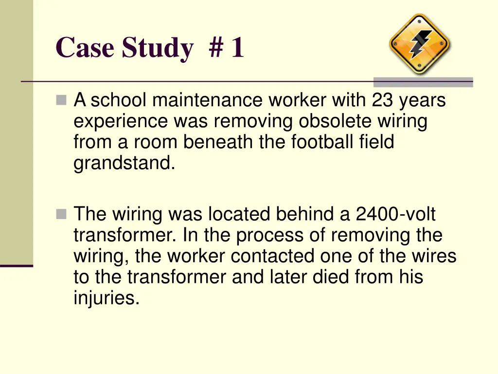 case study 1