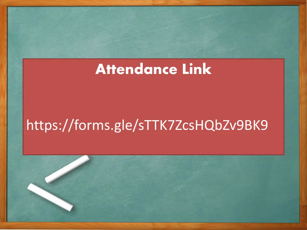 attendance link