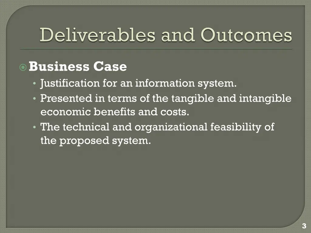 business case justification for an information