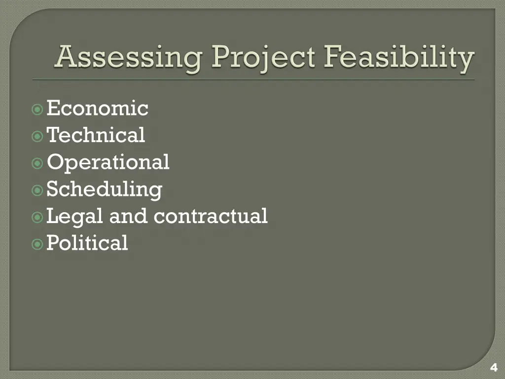 economic technical operational scheduling legal