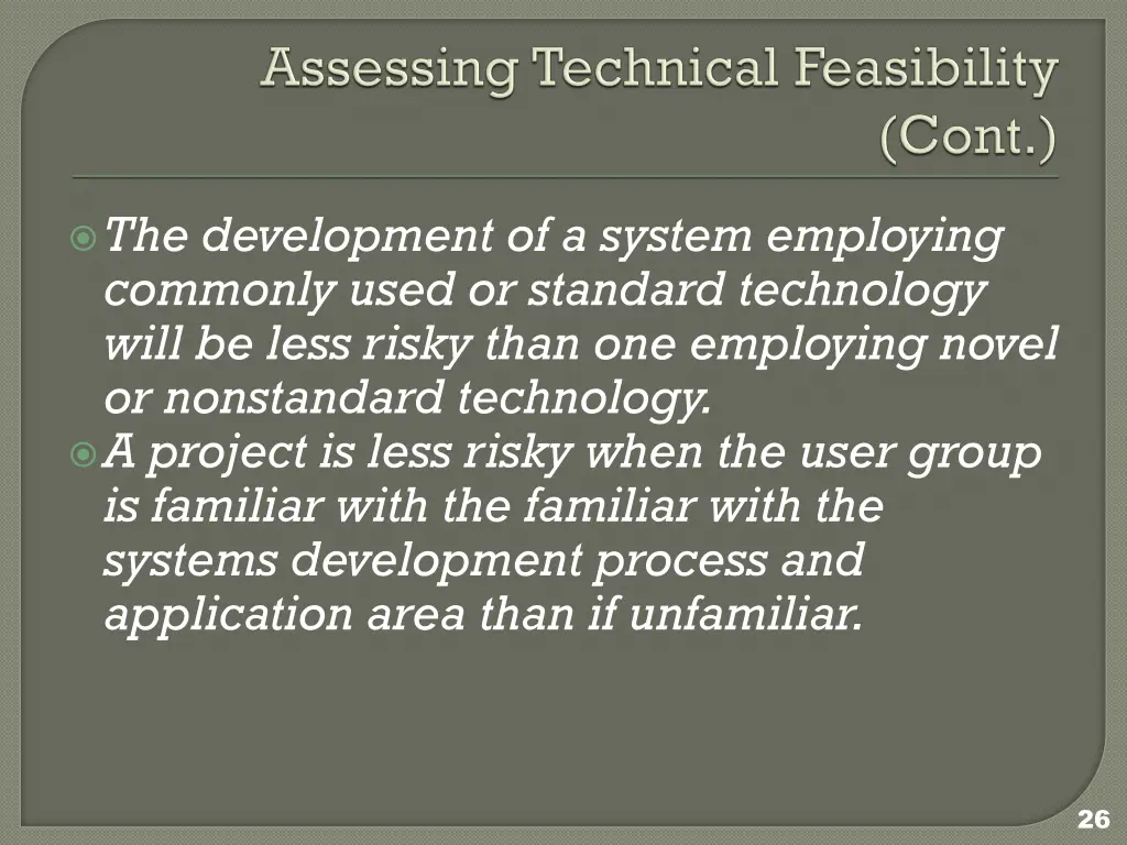 the development of a system employing commonly