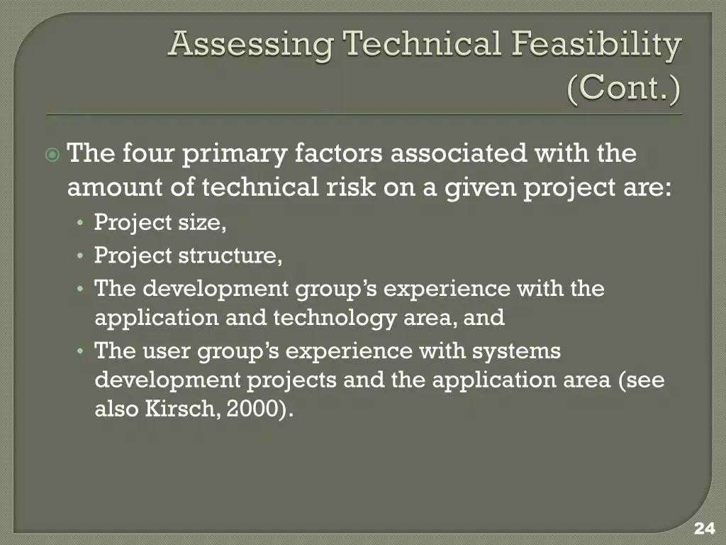 the four primary factors associated with