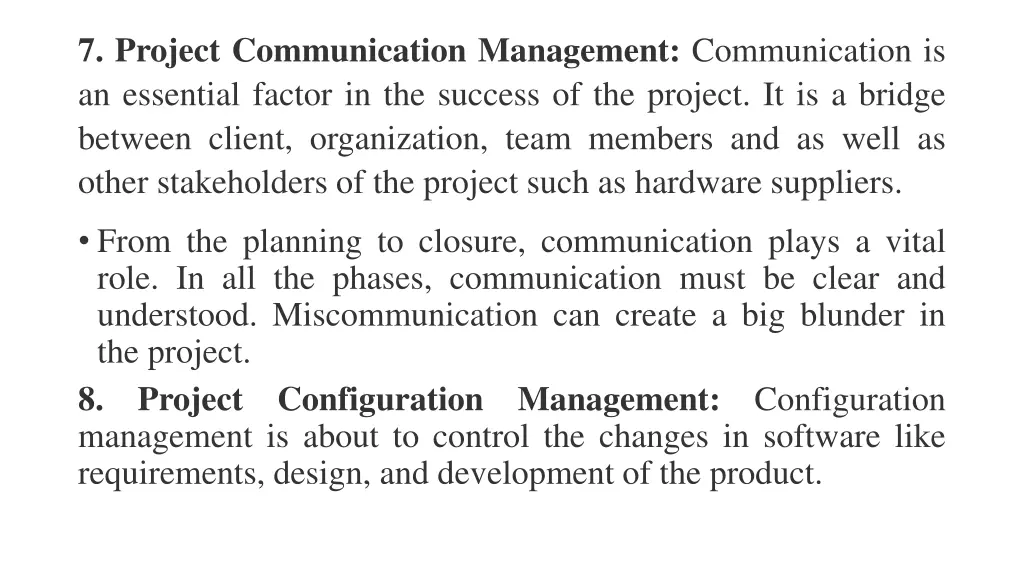 7 project communication management communication