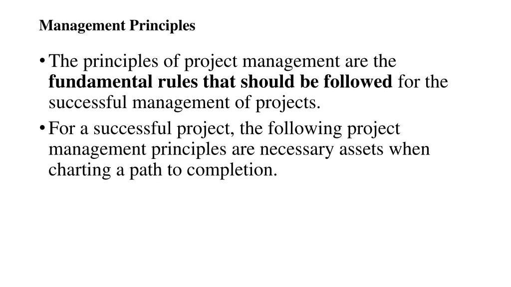 management principles