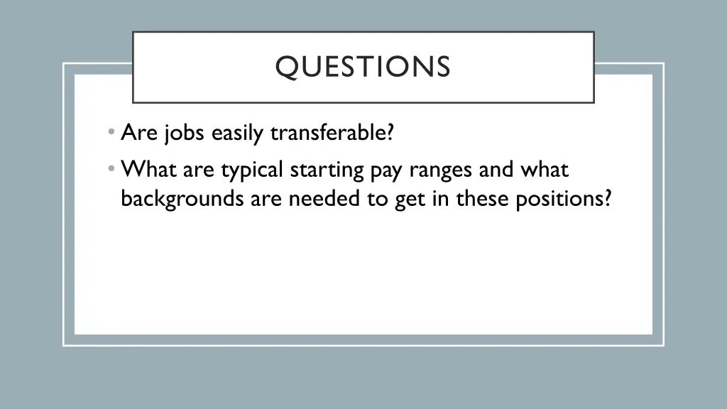 questions 1