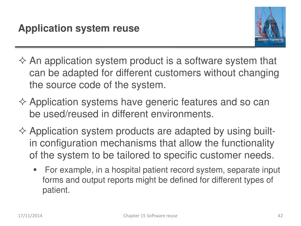 application system reuse 1