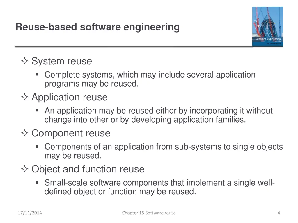 reuse based software engineering
