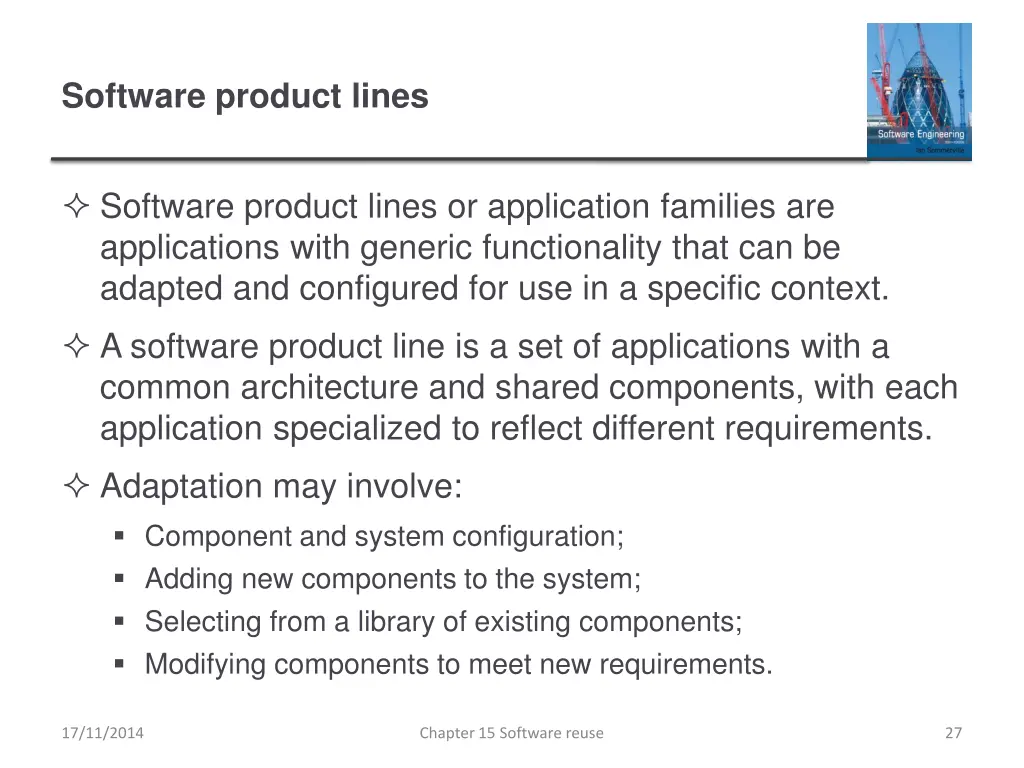 software product lines 1