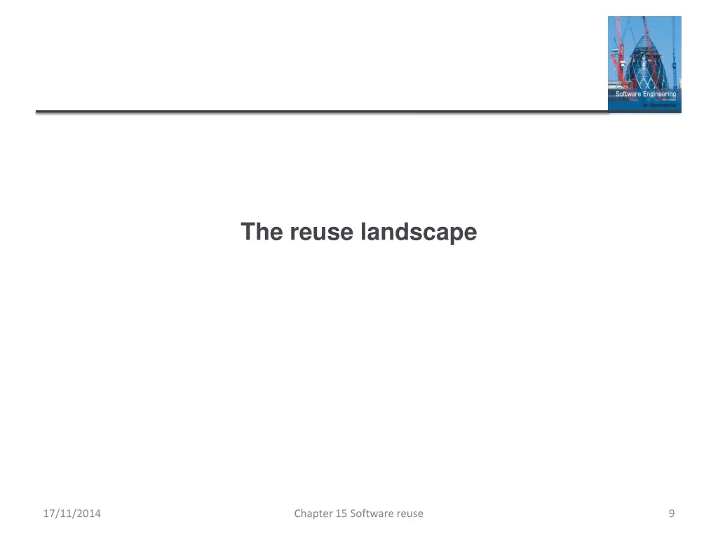 the reuse landscape