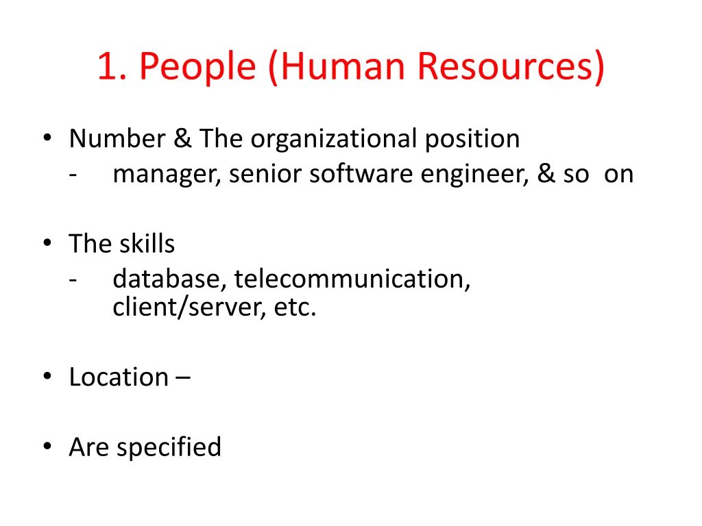 1 people human resources