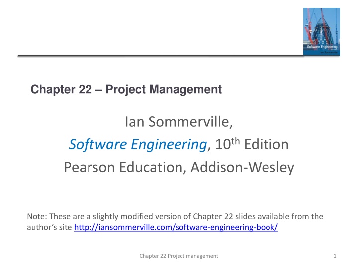 chapter 22 project management