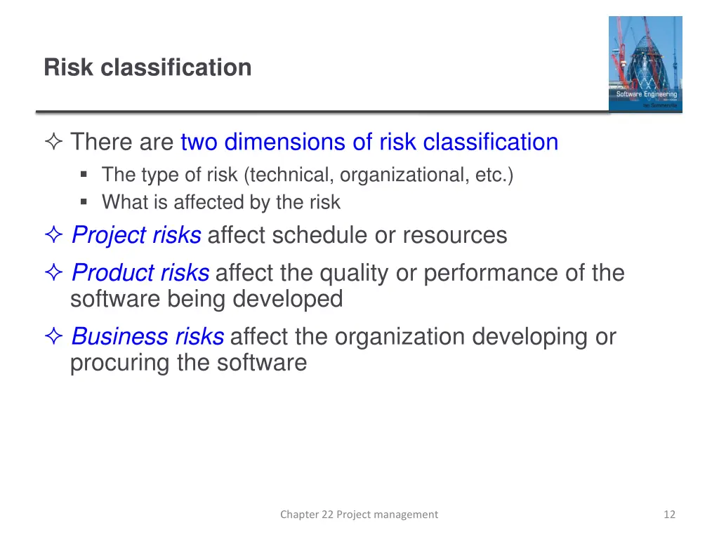 risk classification