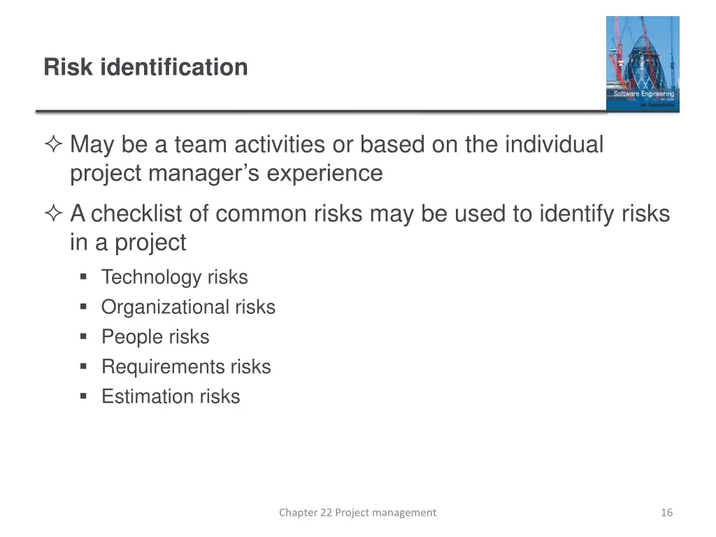 risk identification