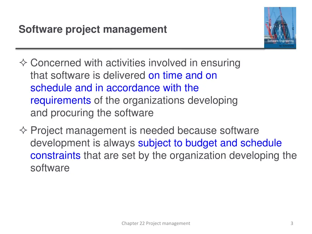 software project management