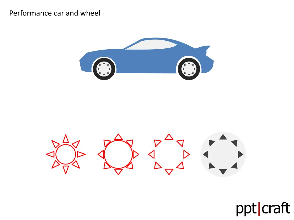 performance car and wheel