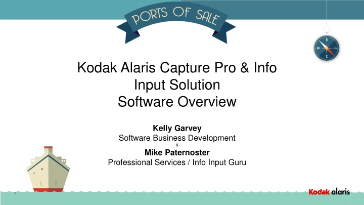 kodak alaris capture pro info input solution