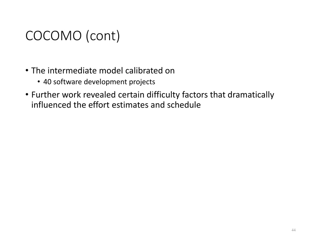 cocomo cont