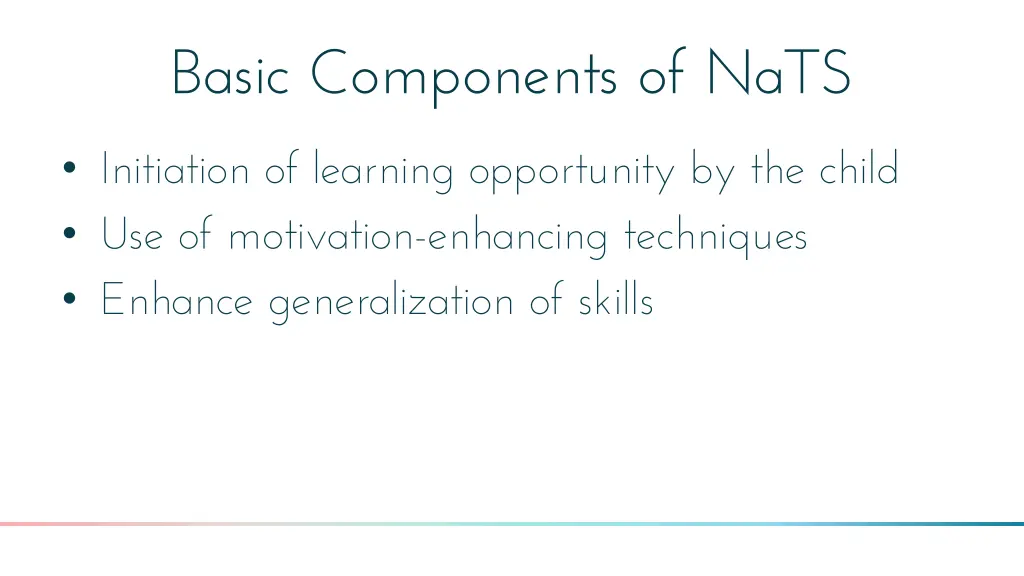 basic components of nats