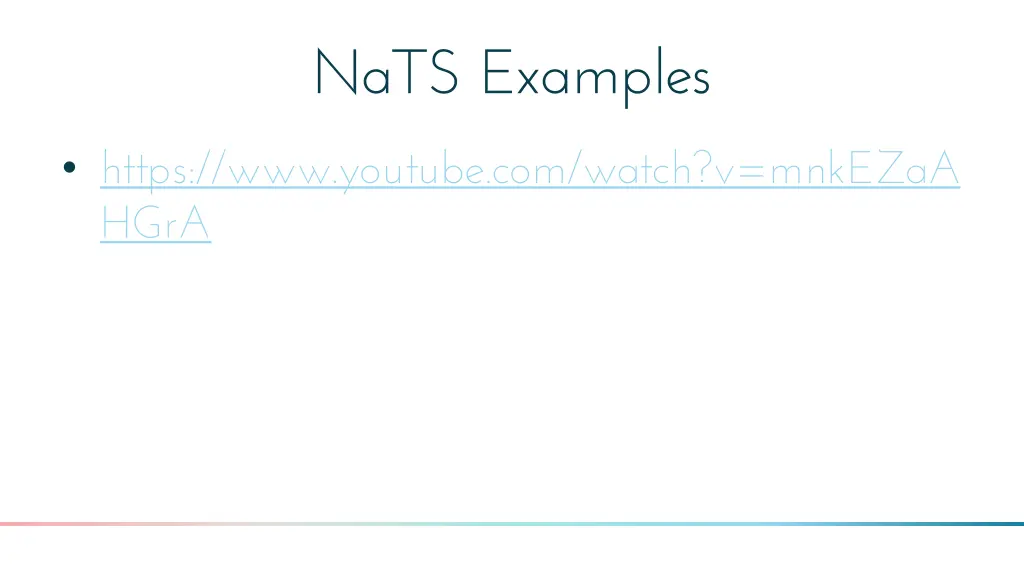 nats examples