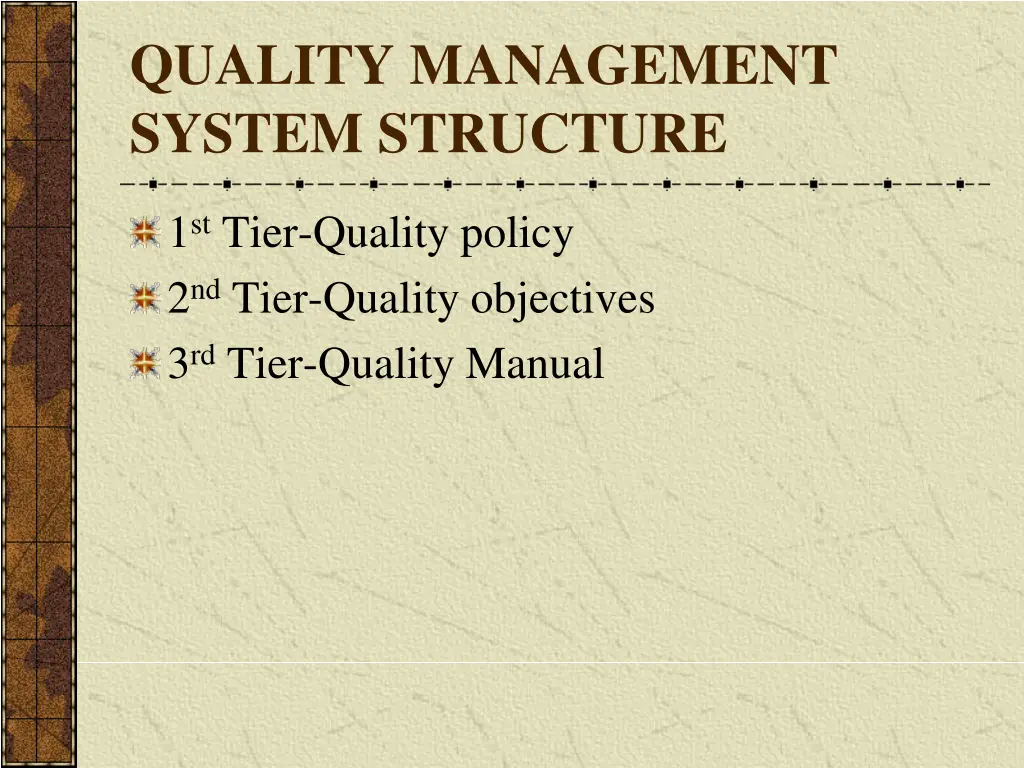 quality management system structure