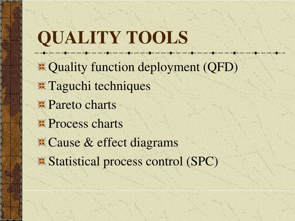 quality tools