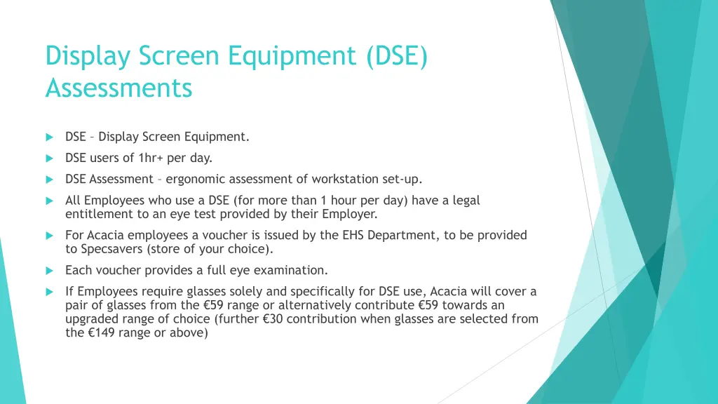display screen equipment dse assessments