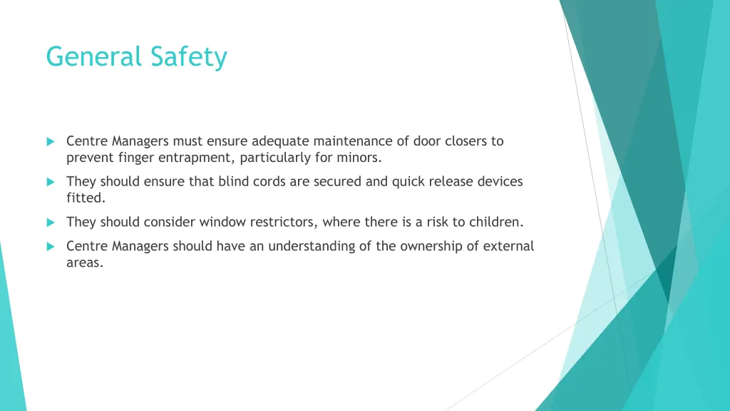 general safety
