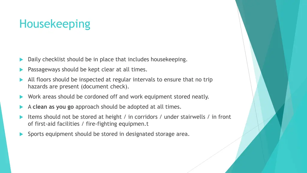 housekeeping 1