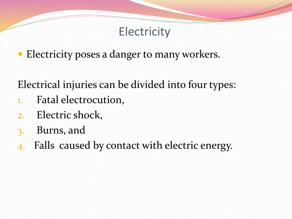 electricity