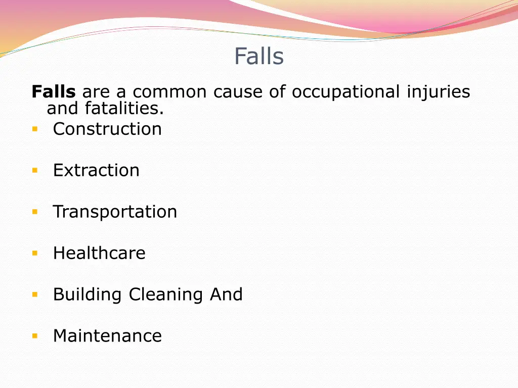 falls