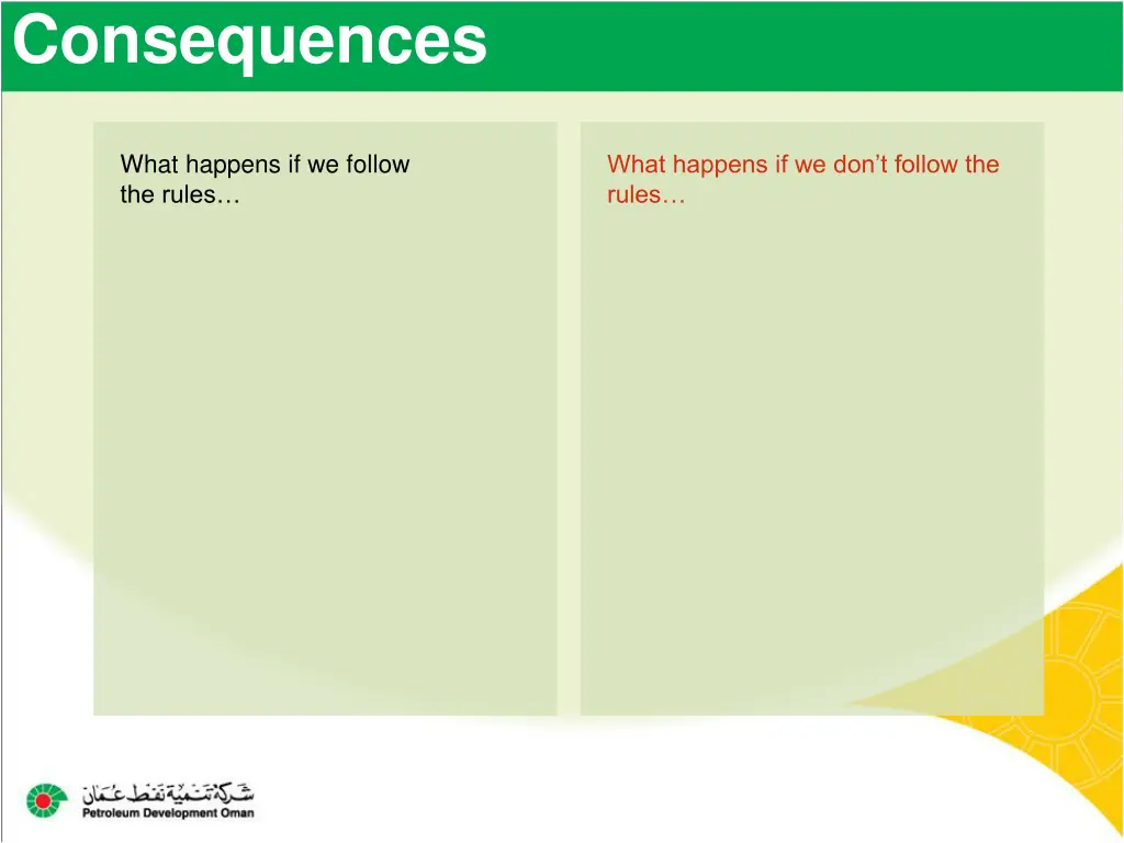 consequences