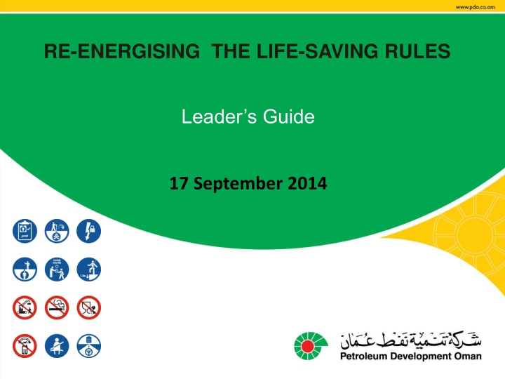 re energising the life saving rules