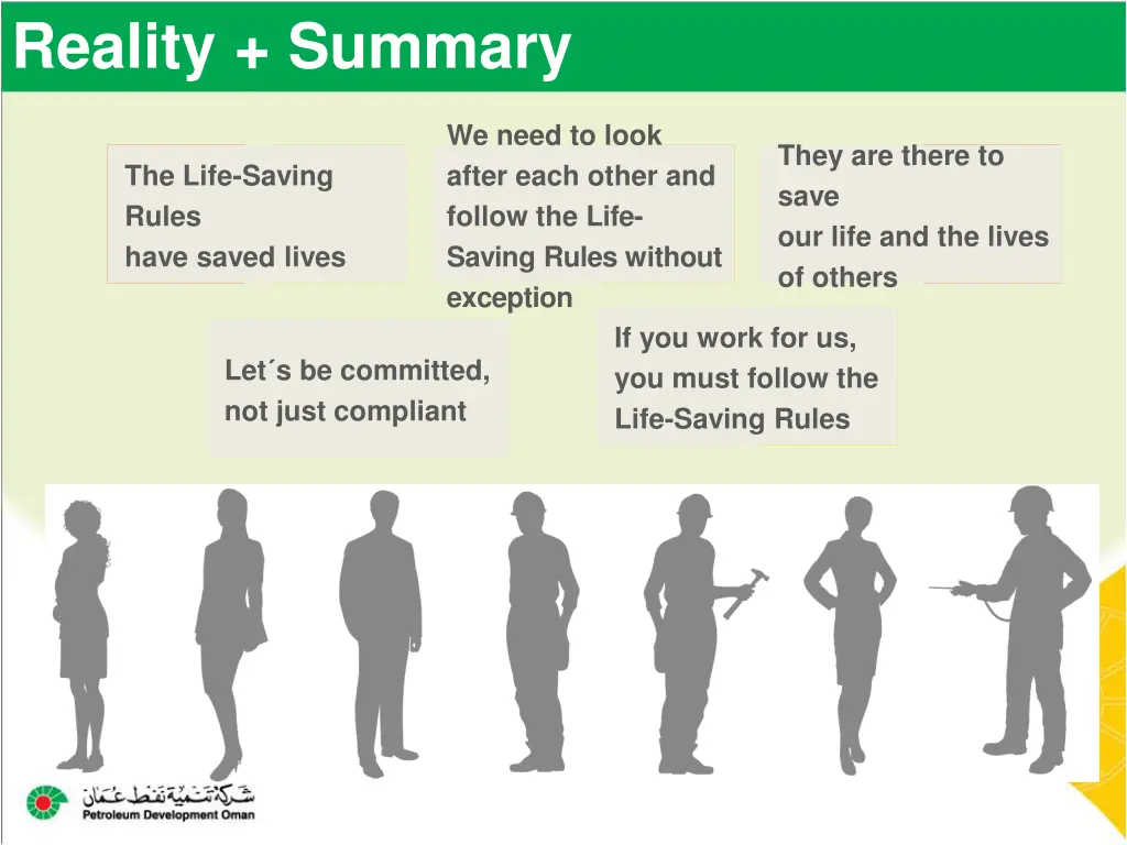 reality summary