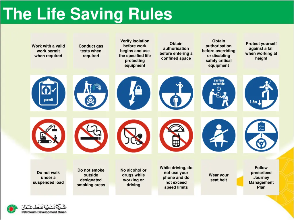 the life saving rules