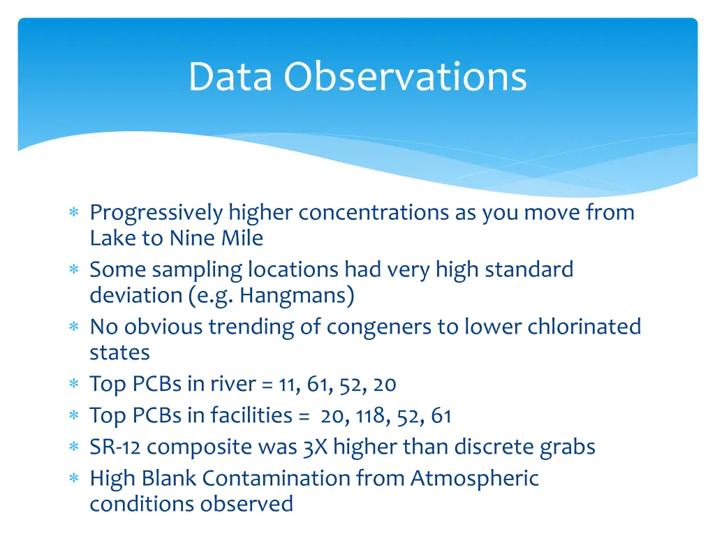 data observations