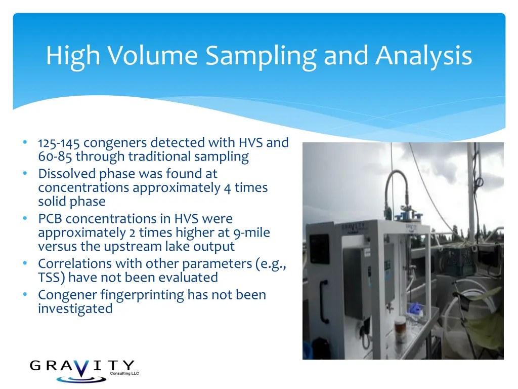 high volume sampling and analysis