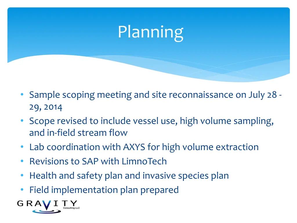 planning