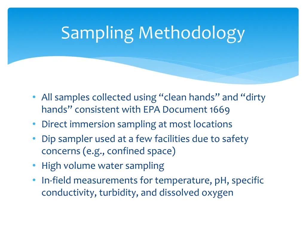sampling methodology