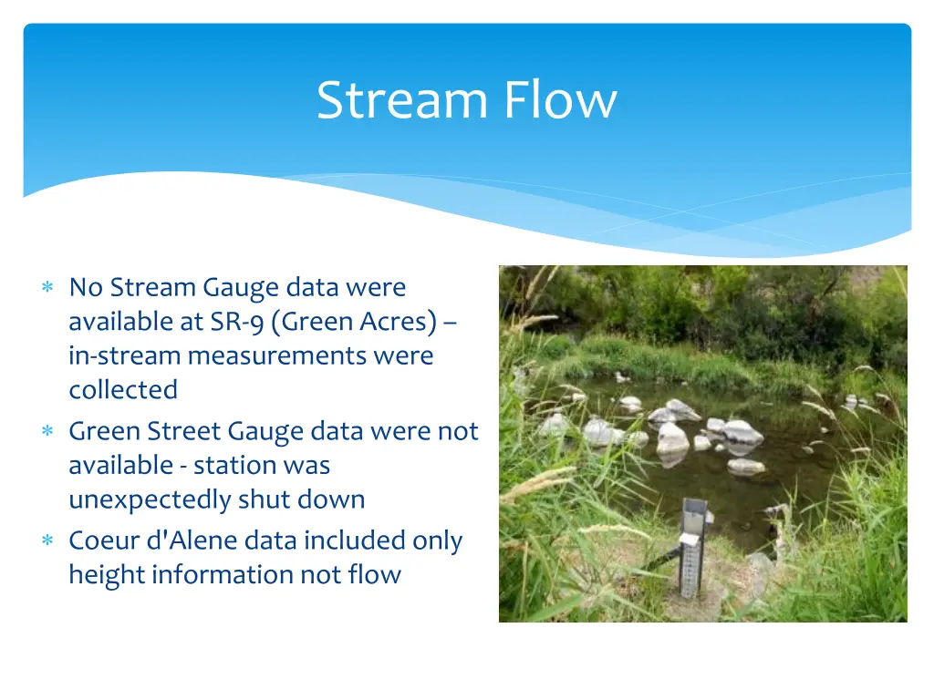 stream flow