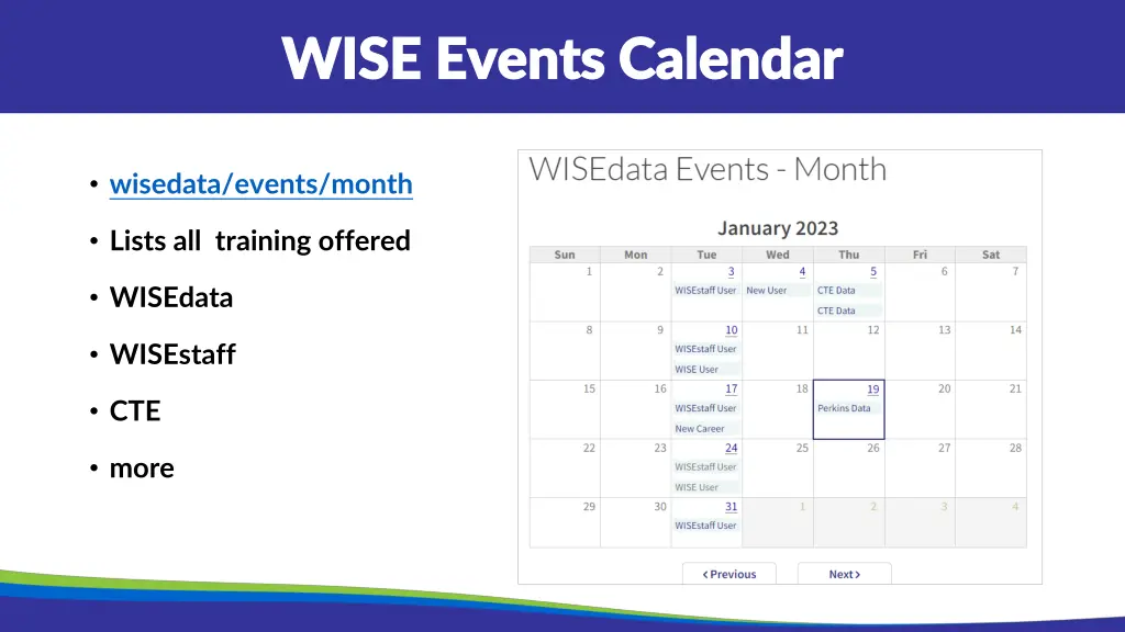 wise events calendar wise events calendar