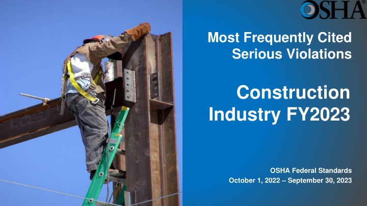most frequently cited serious violations