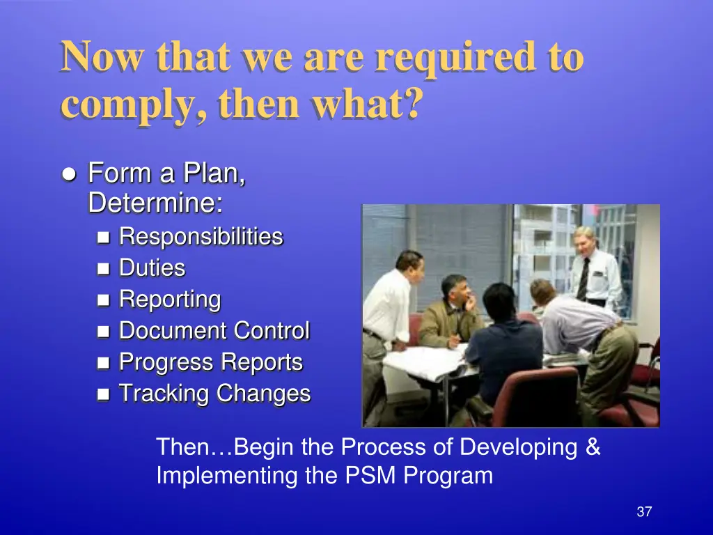 now that we are required to comply then what 1