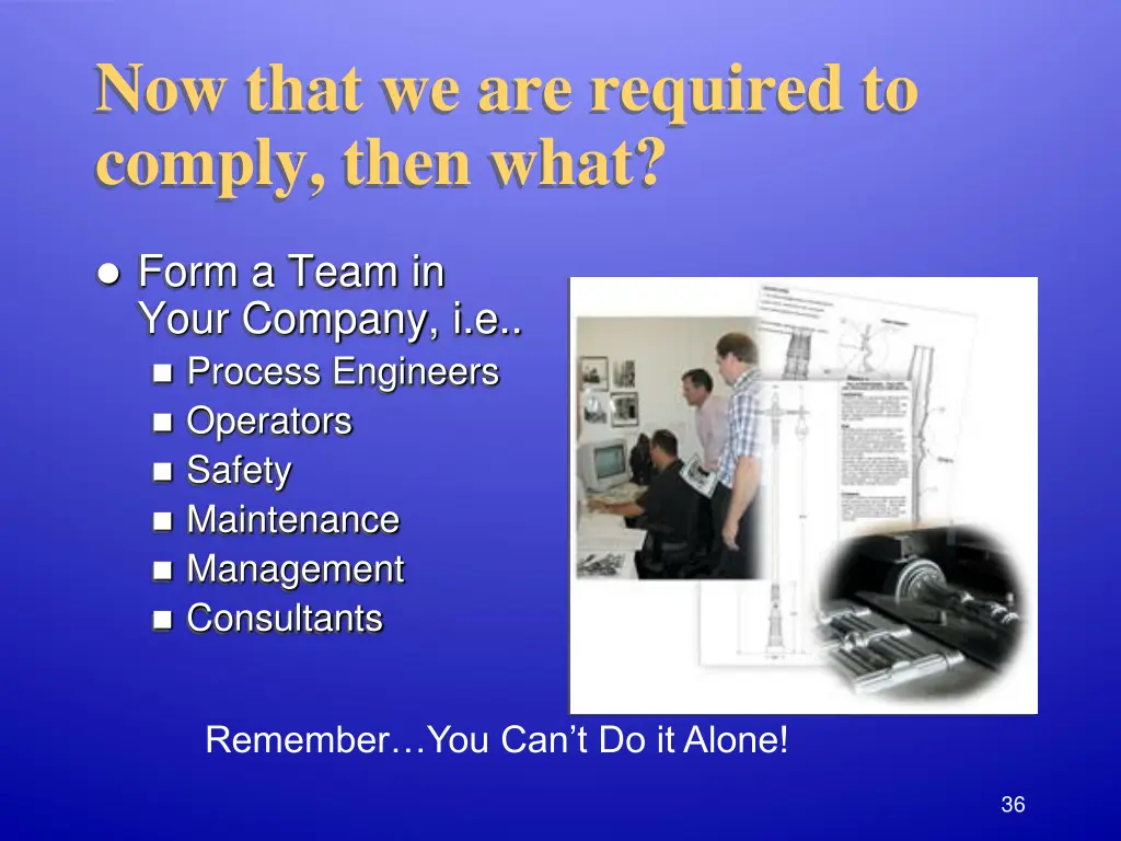 now that we are required to comply then what
